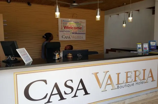 Hotel Boutique Casa Valeria recepcion